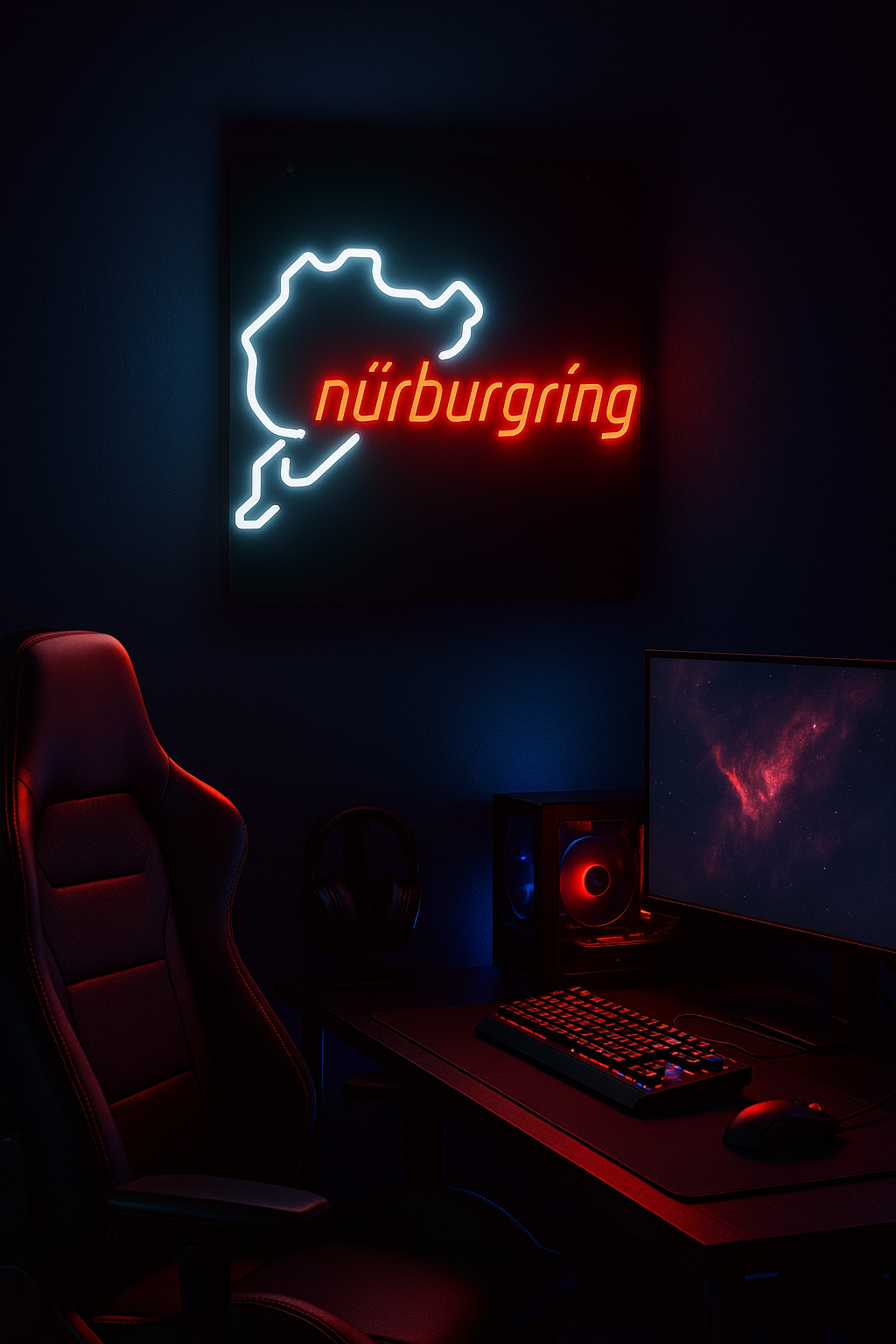 NEON Nürburgring Wall Art