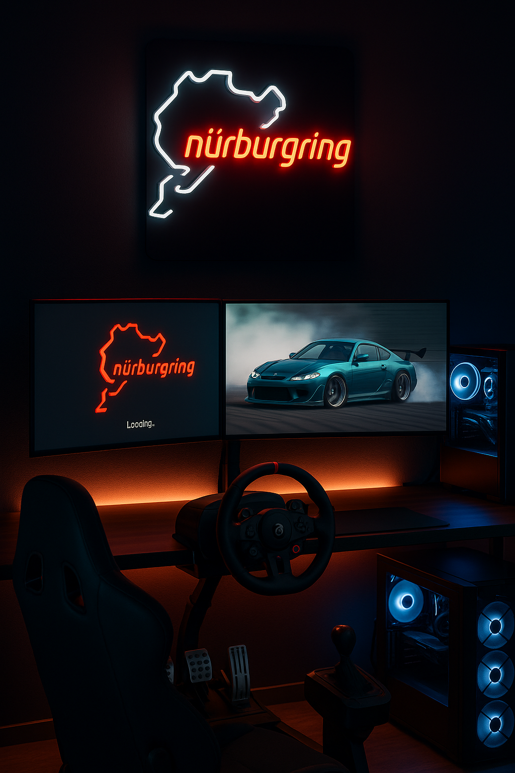 NEON Nürburgring Wall Art
