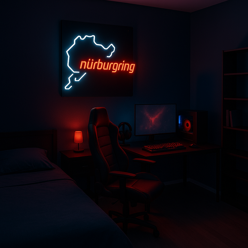NEON Nürburgring Wall Art
